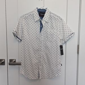 *** Host Pick! *** NWT Aeropostale Casual Button-Down Shirt in White & Navy